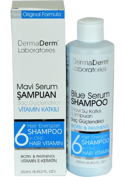 Mavi Serum Şampuanı Biotin Panthenol Vitamin E-Keratin 250 ml