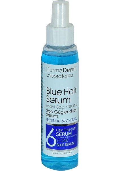 Mavi Saç Serumu Biotin Panthenol Vitamin E Keratinli 125 ml