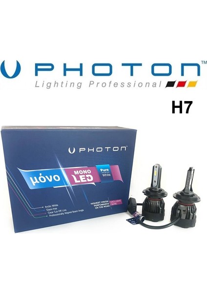 Fıat Egea Mercekli Far LED Uzun Far Ampulü H7 Photon Mono Fardoktoru