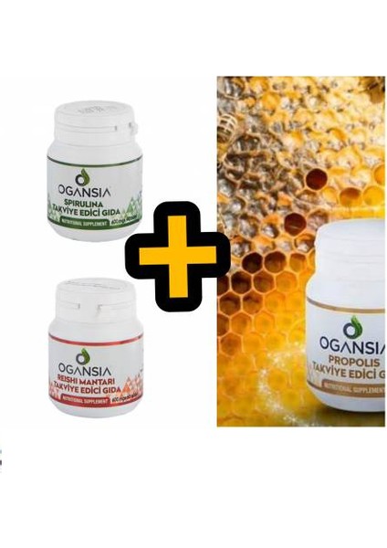 Propolis+ Spirulina+ Reishi 3'lü Paket