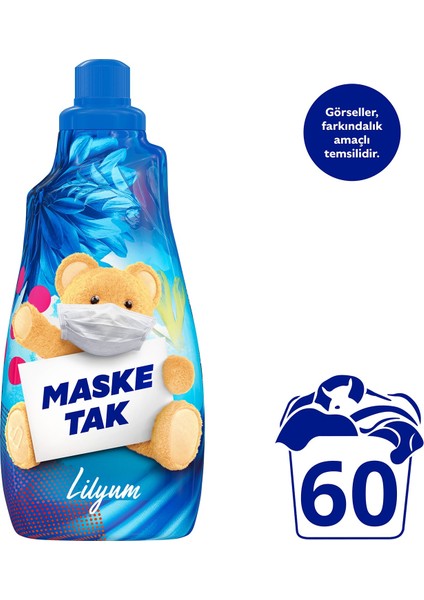 Yumuşatıcı Lilyum 1440 ml 9 x 60 Yıkama