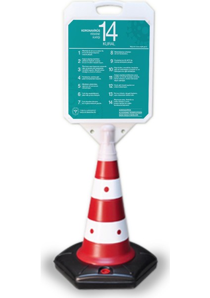 14 Kural Sosyal Mesafe Reklam ve Uyarı Dubası