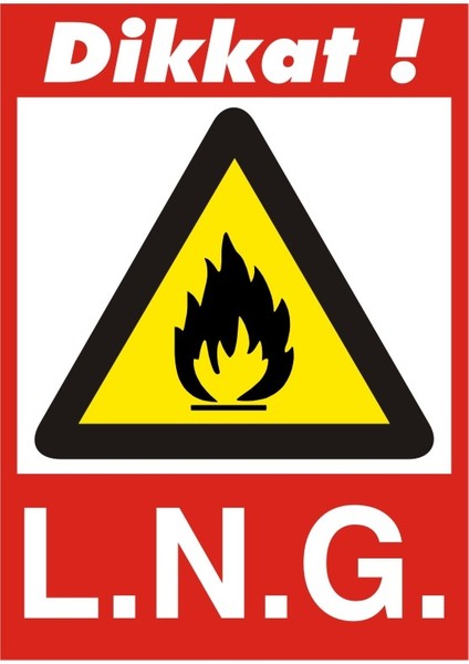 İzmir Serifgari Dikkat Zehirli Gaz (Kendinden Yapışkanlı Etiket) 17,5 x 25 cm