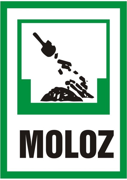 İzmir Serifgari Moloz 2.6 mm PVC Uyarı Levhası 17,5 x 25 cm