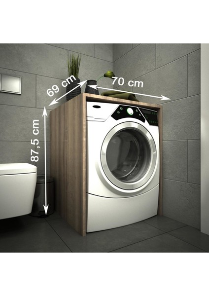Erahome Mine Çamaşır Makinesi Alt Dolap Kapaksız Sonomo
