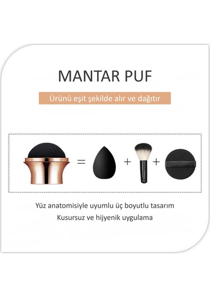 Mantar Puflu Doğal Renkli Air Cushion BB Güzellik Kremi 15 gr