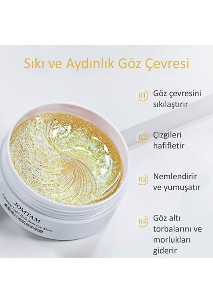Fullerene Sıkılaştırıcı Işıltılı Göz Maskeleri 80 gr - 60 adet