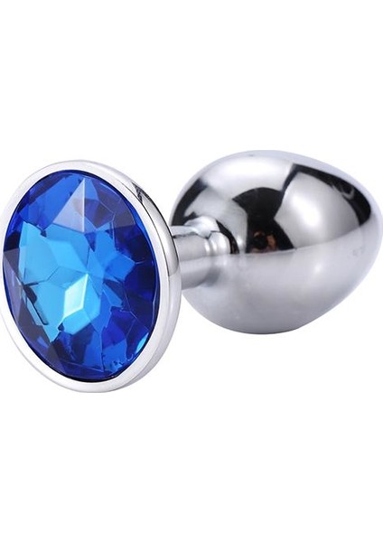 Odins Shop Odinsshop Mücevher Taşlı Paslanmaz Çelik Anal Tıkaç (Plug)