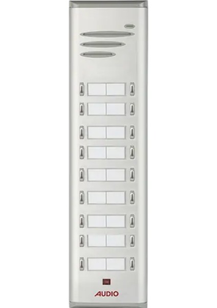 004849 E18 Çift Butonlu Zil Panel 18'li Basic Serisi