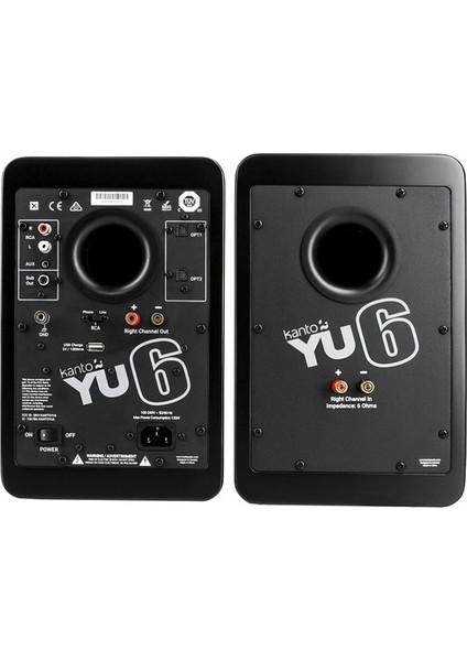 Kanto Audio Yu6 Aktif Bluetooth Hoparlör Sistemi - Mat Siyah