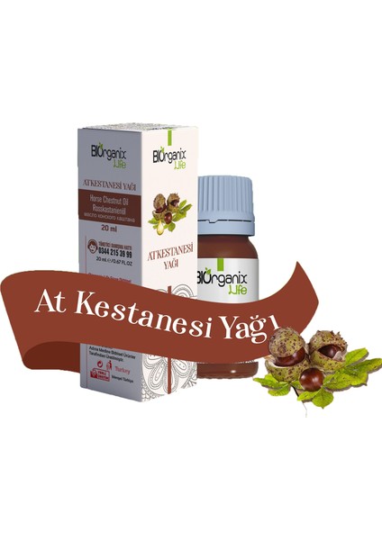 Biorganix Life At Kestanesi Yağı 20 ml