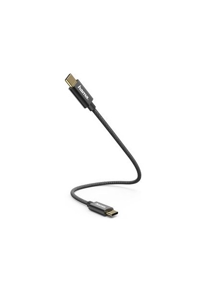 183333 0.2m USB-C - USB-C Şarj/Data Kablosu – Siyah