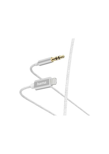 187211 1m Lightning - 3.5 mm Kablo - Beyaz