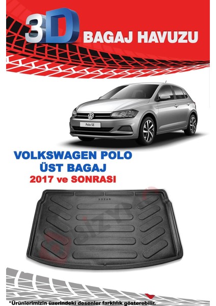 Volkswagen Polo Hb 3D Bagaj Havuzu Üst Bagaj 2017 ve Sonrası