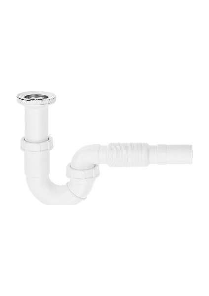 Yak Plastik Sifon Düz Çıkışlı Körüklü 102119062