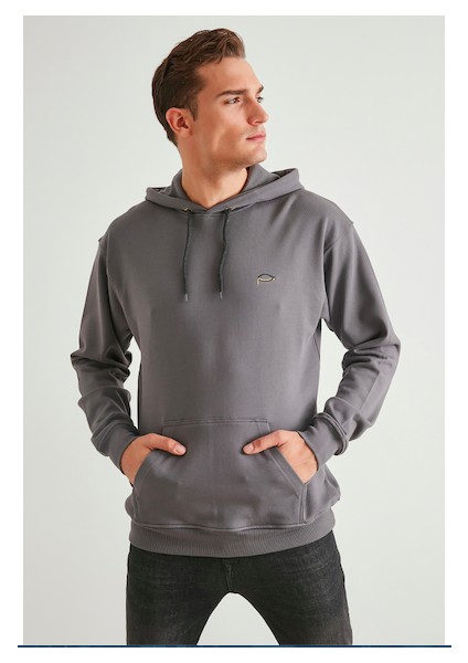 Kapüşonlu Sweatshirt Basic