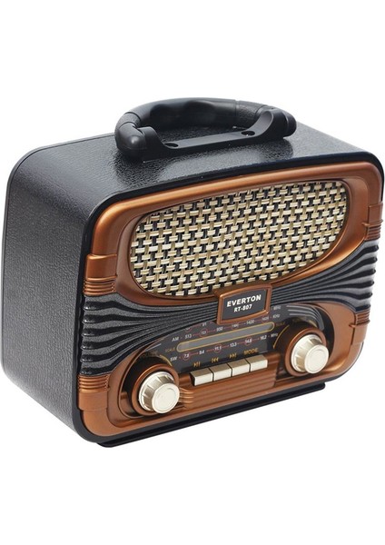 RT-807BT Usb-Sd-Fm-Bluetooth Nostaljik Radyo