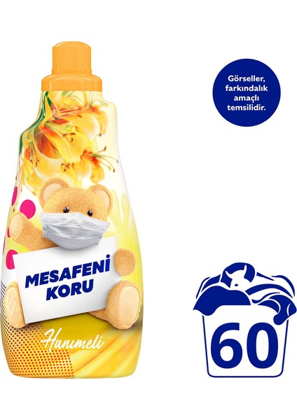 Extra Yumuşatıcı Hanımeli 1440 ml 6 x 60 Yıkama modelleri