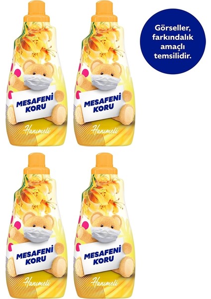 Extra Yumuşatıcı Hanımeli 1440 ml 4 x 60 Yıkama