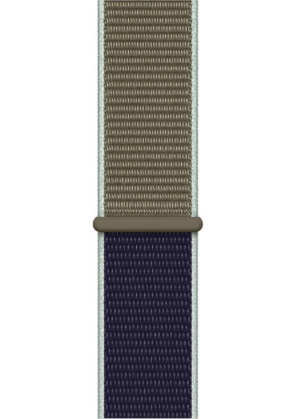 Spor Loop Kordon, Apple Watch Series SE/10/9/8/7/6/5/4/3 Uyumlu 49mm-46mm-45mm-44mm-42mm, Uçuk Haki
