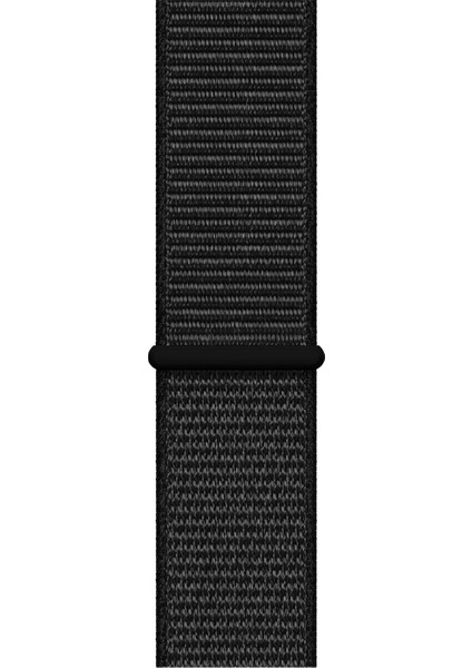 Spor Loop Kordon, Apple Watch Series SE/10/9/8/7/6/5/4/3 Uyumlu 42mm-41mm-40mm- 38mm, Siyah