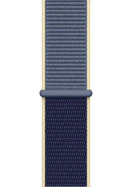 Spor Loop Kordon, Apple Watch Series SE/10/9/8/7/6/5/4/3 Uyumlu 42mm-41mm-40mm- 38mm, Alaska Mavisi