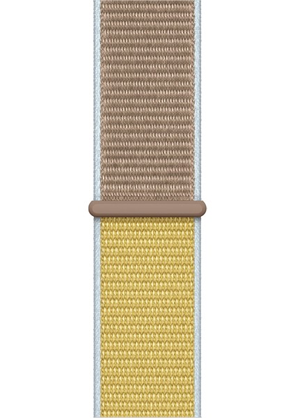 Spor Loop Kordon, Apple Watch Series SE/10/9/8/7/6/5/4/3 Uyumlu 42mm-41mm-40mm- 38mm, Açık Kahverengi