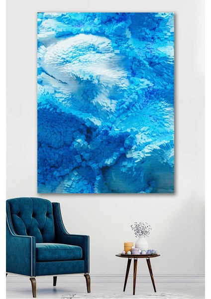 50X70 Blue Soul Kanvas Tablo