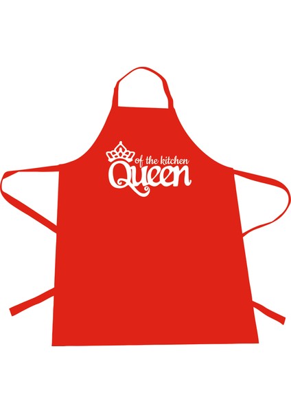 Mutfak Önlüğü Queen Of Cooking Kırmızı