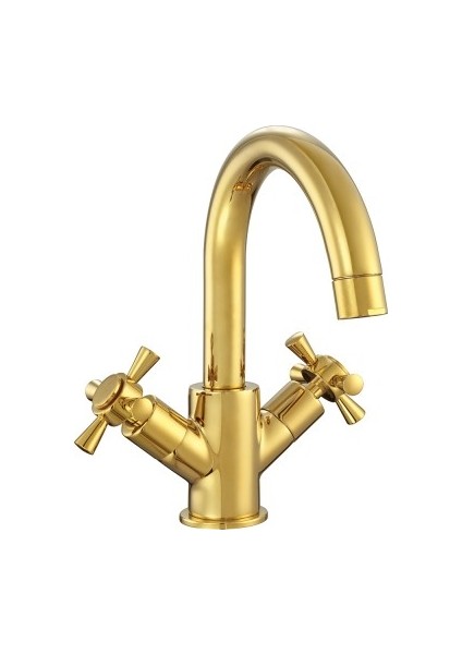 Eca Quadrille Lavabo Bataryası- Altın 102808396