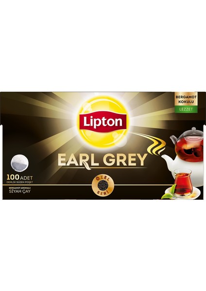 Earl Grey Demlik Poşet Çay 100'LÜ modelleri