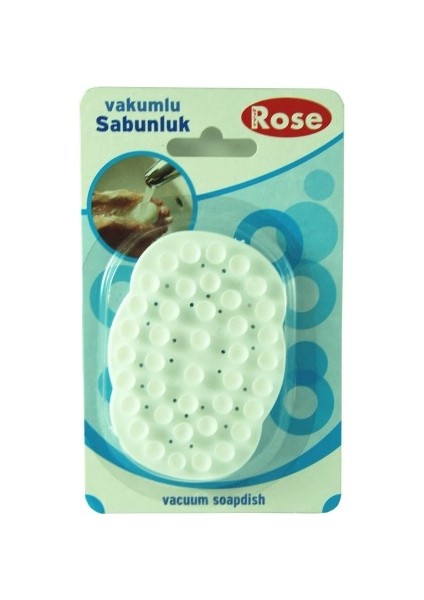 Sabunluk Vakumlu Beyaz Gül 26641S