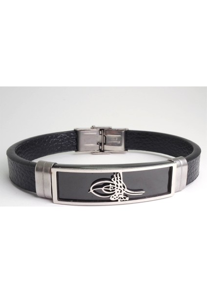 Tuğralı Kauçuk Çelik Erkek Bileklik fiyatları