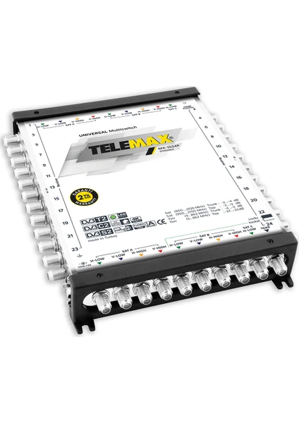 MV-1024P Sonlu ve Kaskatlı 24 Çıkışlı Multıswıtch Santral Adaptör