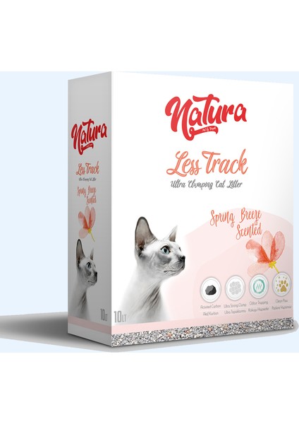 Natura Less Track Cat Litter 10 lt x 2