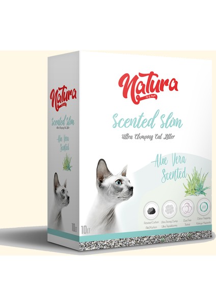 Natura Scented Slim Cat Litter 10 lt x 2