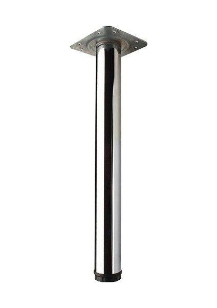 Masa Ayağı Krom/siyah Renk 71-74 cm Ayarlı 4'lü