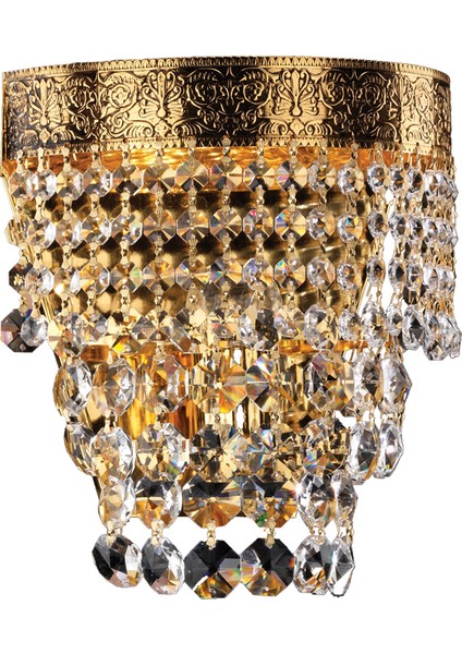 Satelite Kristal Aplik Gold