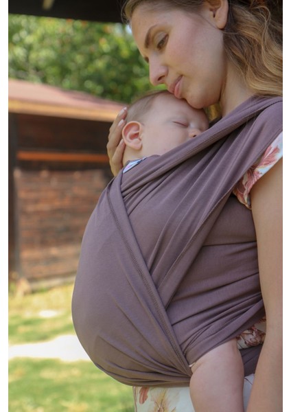 Tuniko Esnek Wrap Sling, Kanguru-Vizon(Taupe)