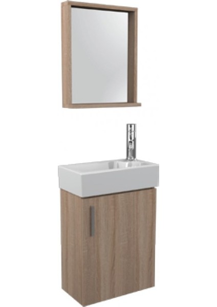 Slim Smart Banyo Dolabı Sonoma Meşe