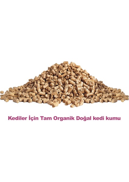 Doğal Kedi Kumu Çam Pellet 3.6 kg 7 lt x 3 Paket