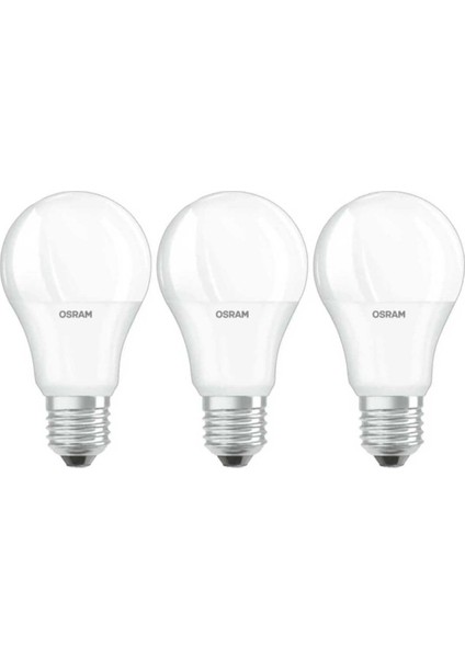 Led Value 8,5W Beyaz Işık E-27 806lm Ampul 3 lü Paket