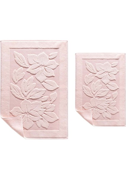 2'li Pembe Derya Banyo Paspas Takımı modelleri