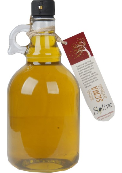 Soğuk Sıkım Sızma Zeytinyağı 1 Lt Galon Şişede