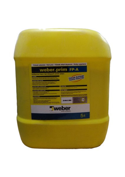 Weber.prim Fp-A 5 Lt Zemin Astarı