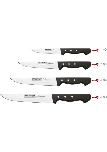 1 No Mutfak Bıçağı modelleri