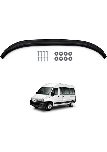 Citroen Jumper Ön Tampon Lip Eki Karlık Akrilik (ABS) Parlak Siyah 1994-2006