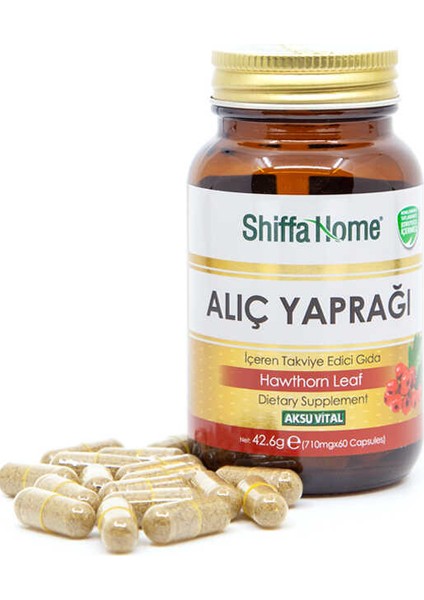 Alıç Yaprağı (Hawtorn Leaf) 710 mg 60 Kapsül