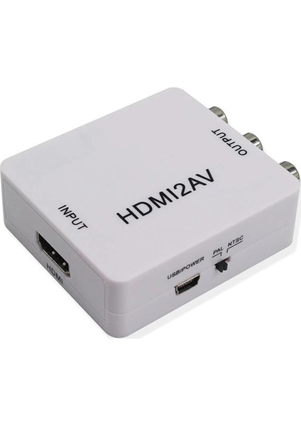 HDMI To Av Dönüştürücü Adaptör 1080P Full Hd