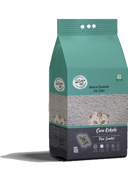 Eco Natura Pet Çam Kokulu Ince Taneli Kedi Kumu 10 lt